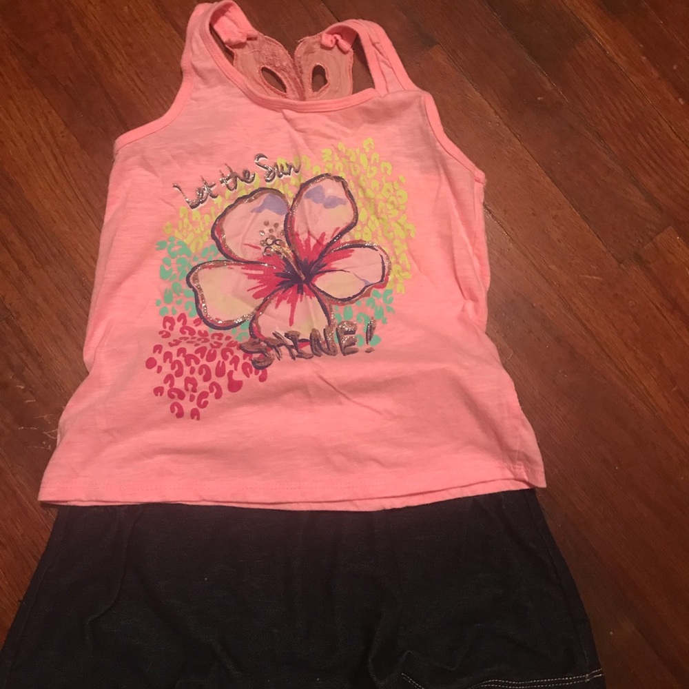 Tank top and skirt set